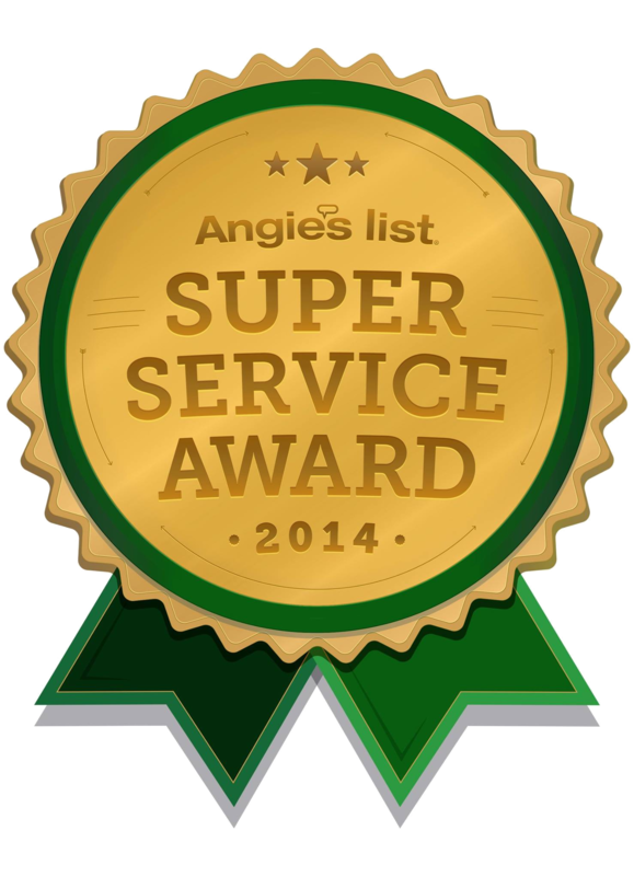 Angie's List 2014 Super Service Award logo